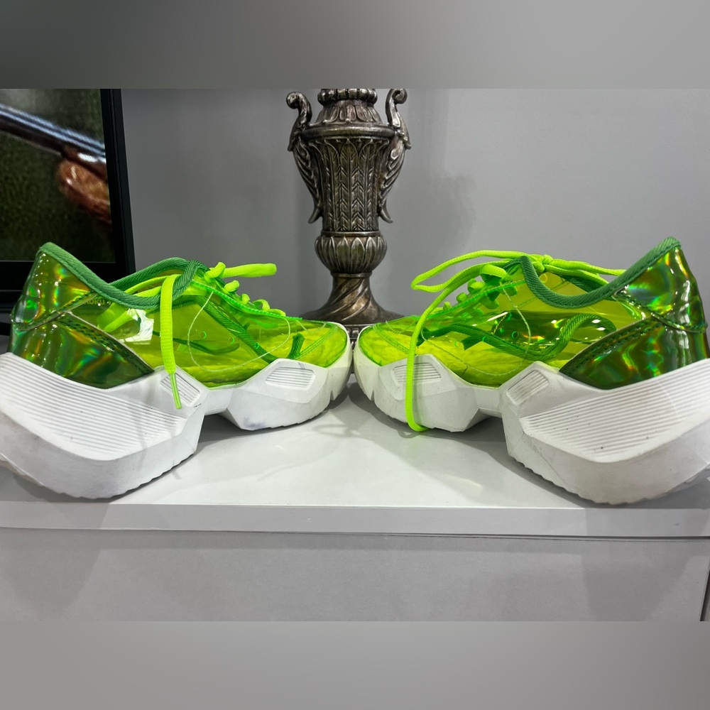 YOKI Neon Green Transparent Sneakers - Picture 5 of 8
